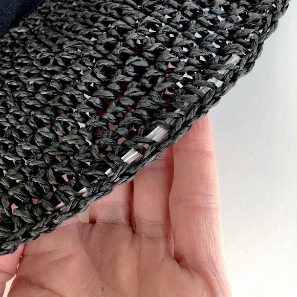 DKNY Wide Brim Paper Yarn Summer Hat - Picture 4 of 7